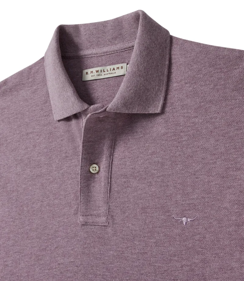 RM Williams Rod Polo Pink Grey Marle-3